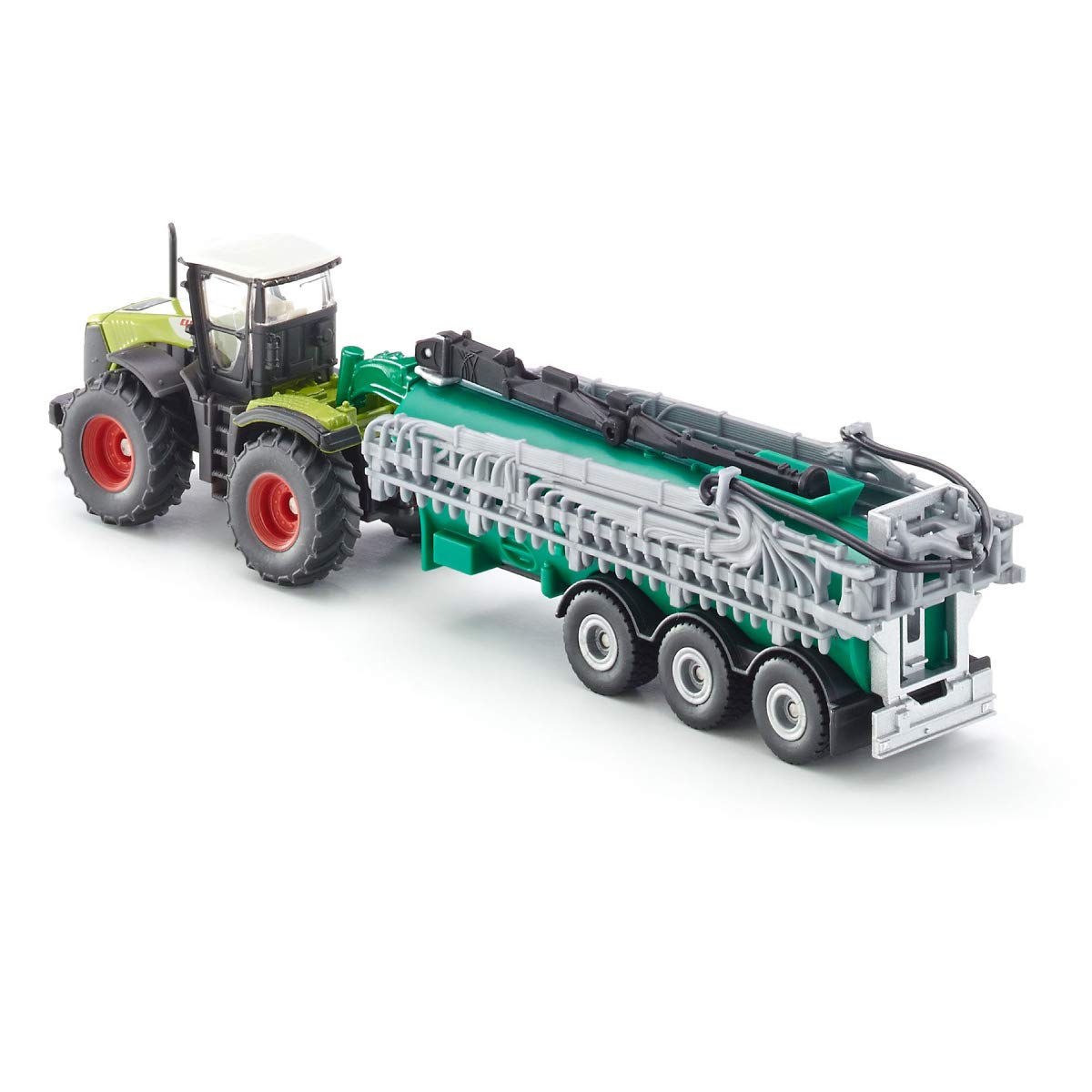 Amazon.com: Siku 1827, Claas Xerion with Vacuum Tanker, 1:87